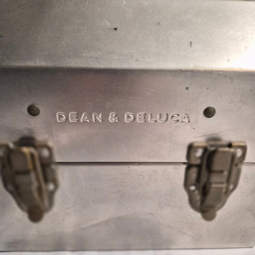 Rare Vintage Dean & Deluca Industrial Aluminum Lunch Box - Picture 2 of 7